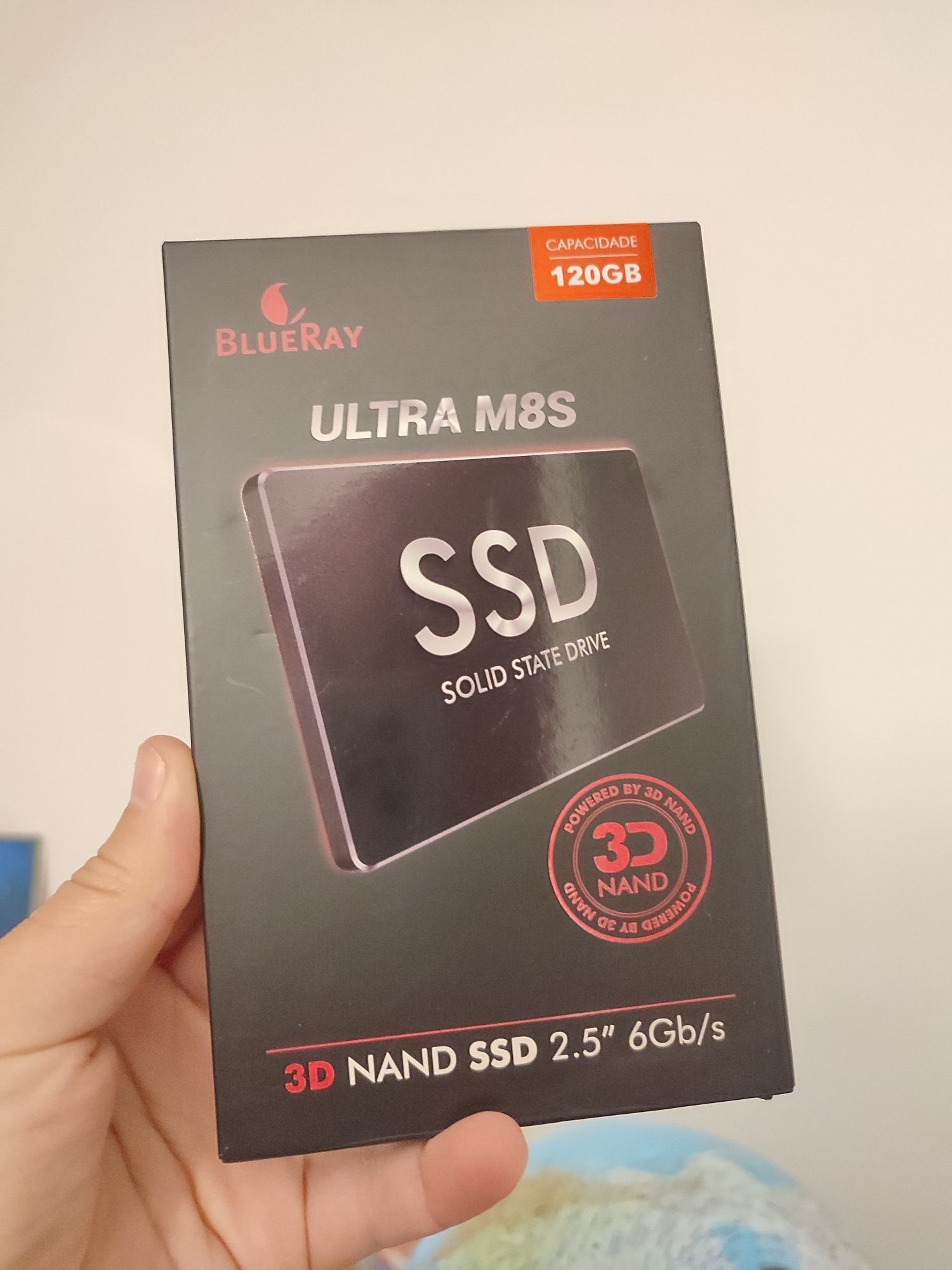 SSD (Sólido Date Drive) com 120GB