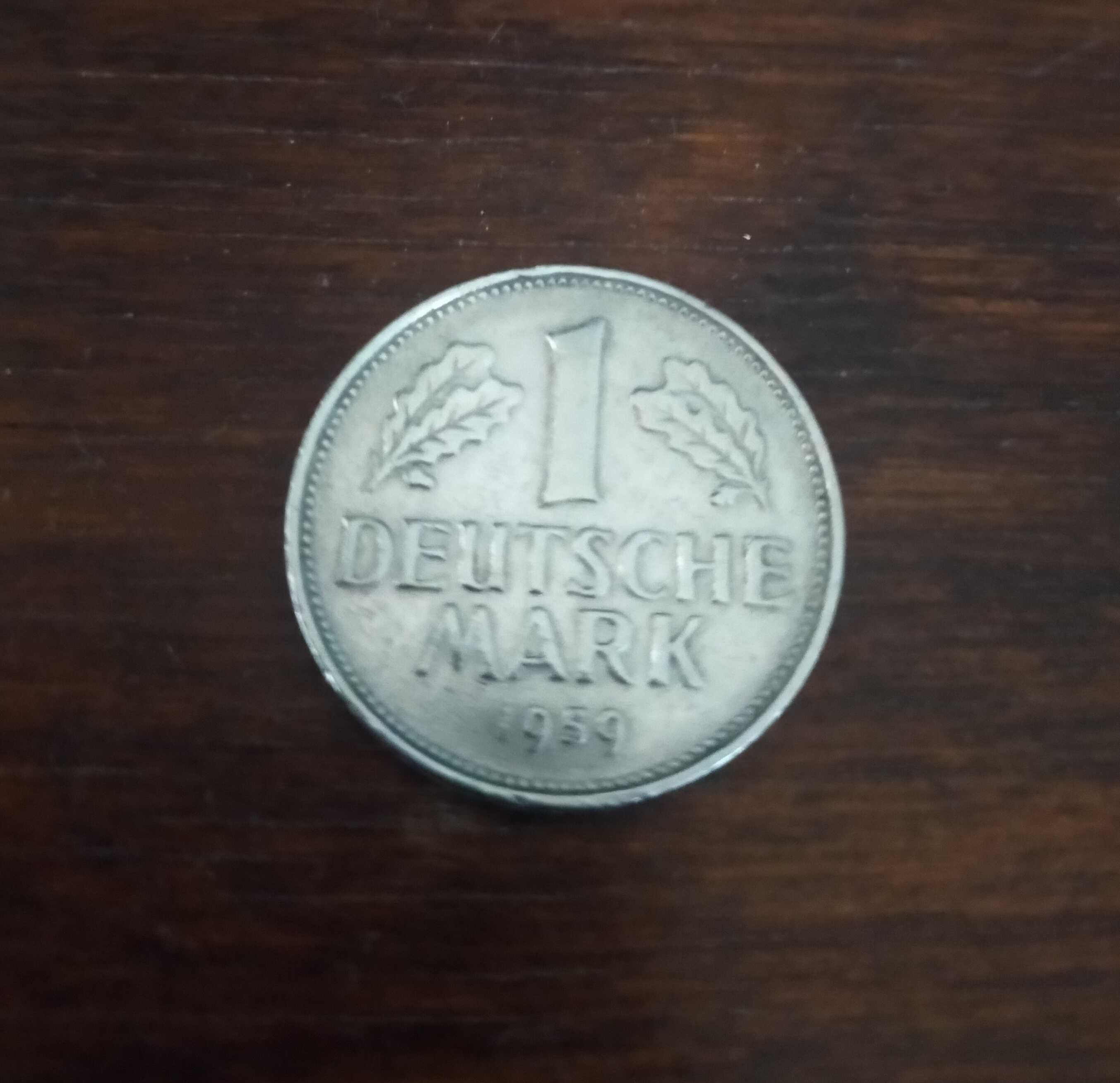 1 marka niemiecka z 1959 r.