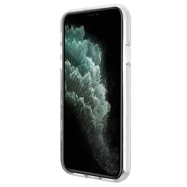 Etui Guess 4G Print MagSafe na iPhone 11 + ładowarka indukcyjna - czar