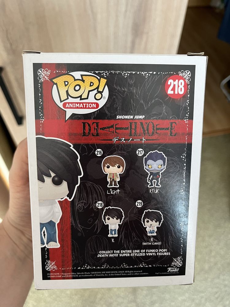 Funko pop 218 L death note