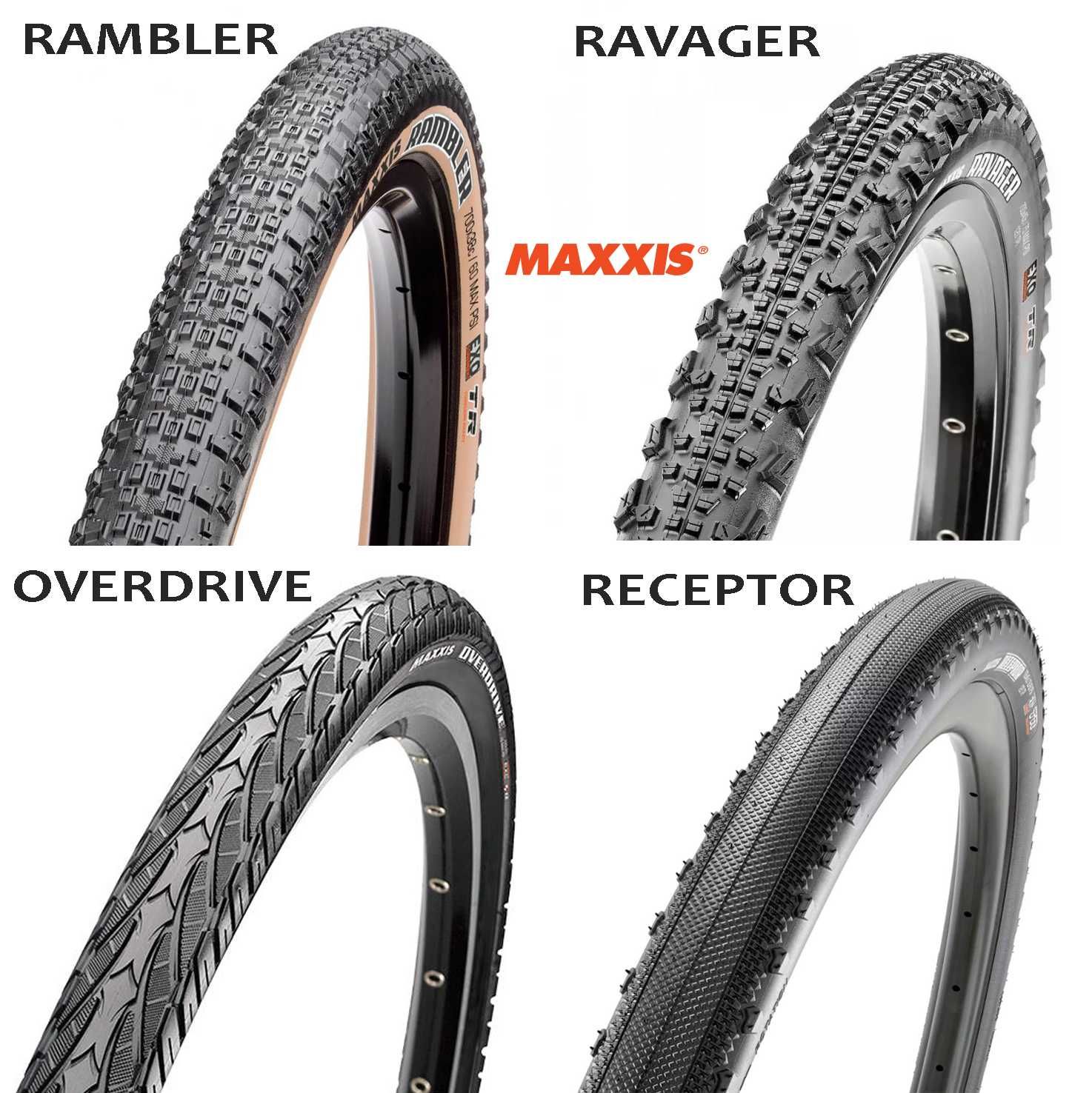 Покрышки Maxxis Ikon Pace Rambler Rekon Race Tanwall Obor