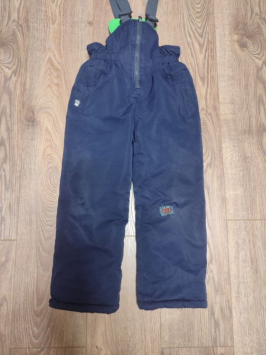 Зимовий напівкомбінезон 110 зріст, теплі штани