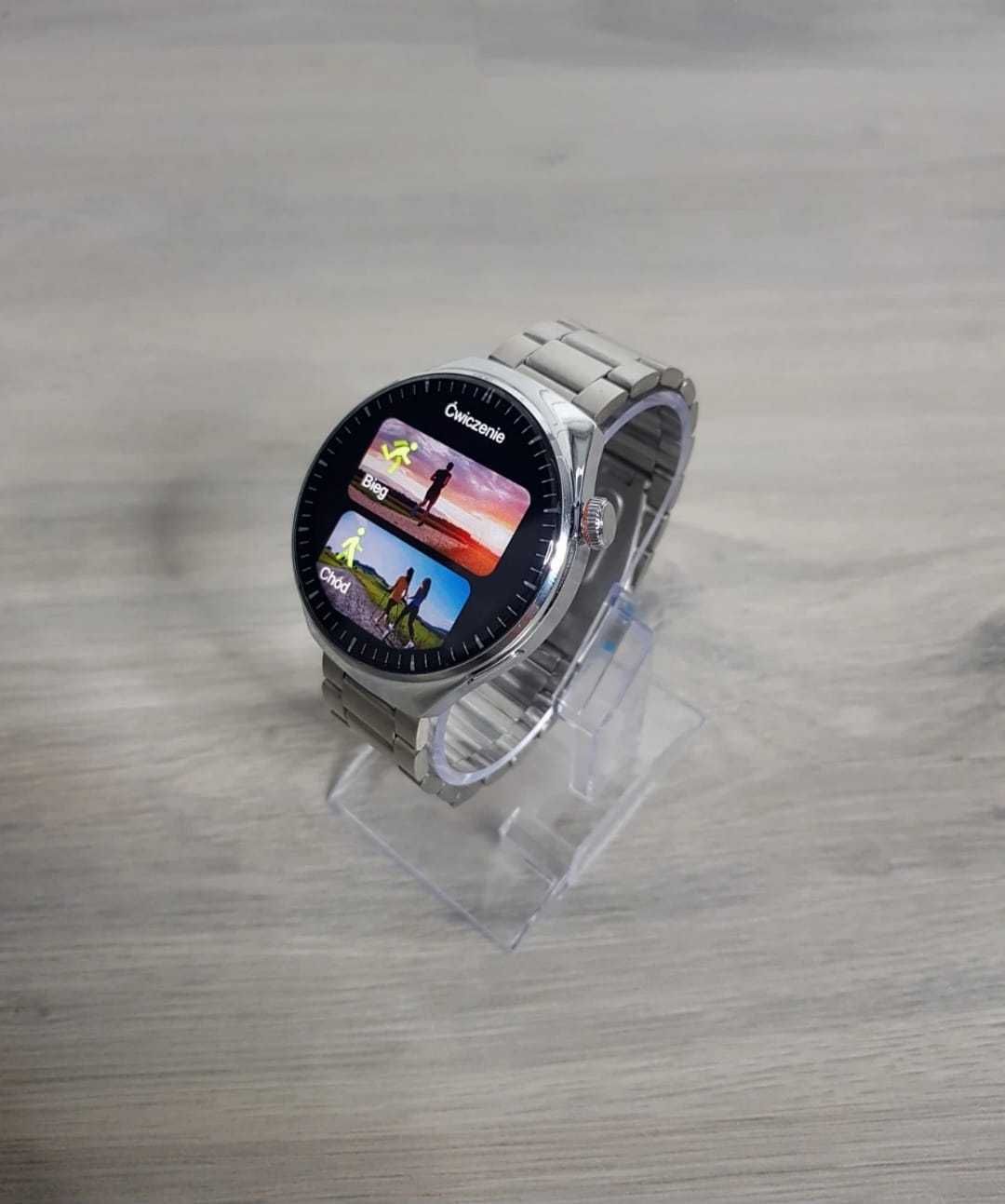 Nowy smartwatch srebrny