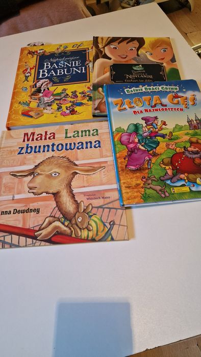 Książki dziecięce 4szt