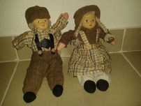 Casal de bonecos de Porcelana