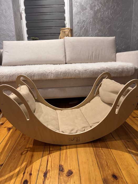 Деревяна качалка smile