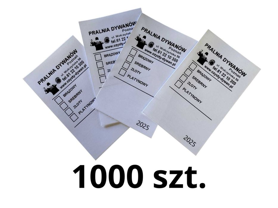 Wszywki do znakowania dywanów 1000 szt.