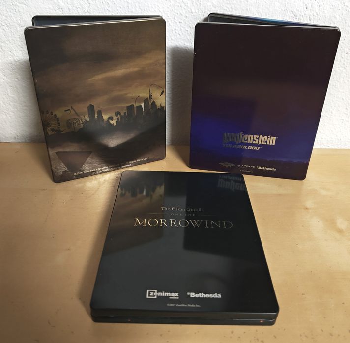 3 Steelbooks PlayStation
