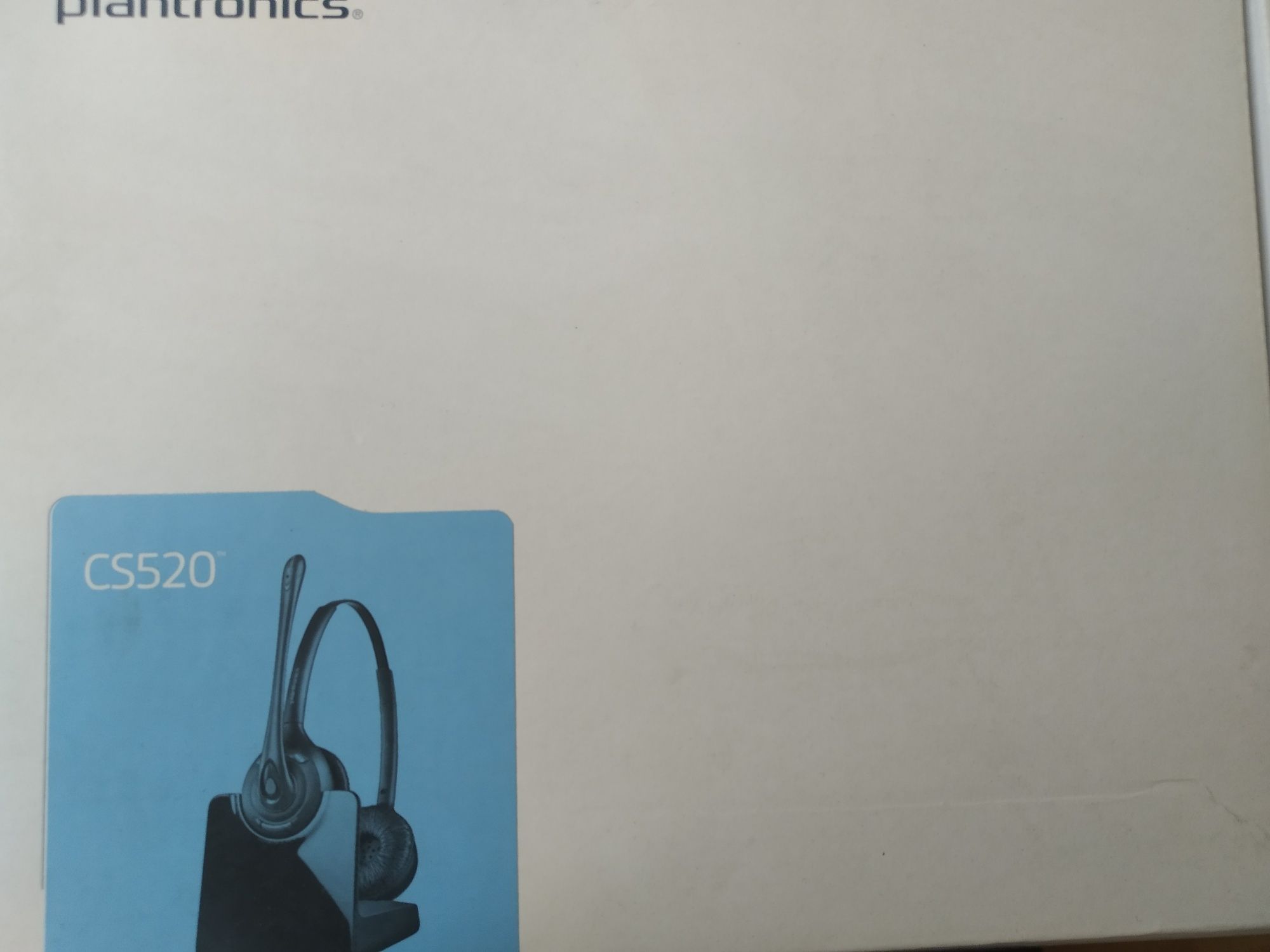 Plantronics CS520 słuchawki bezprzewodowe do telefonu praca zdalna