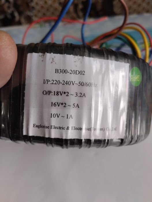 Трансформатор тороидальный B300-2002