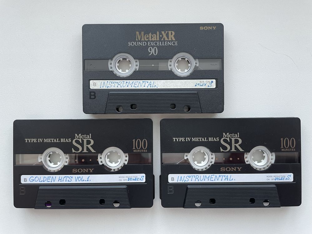 Аудиокассета SONY SR Metal 100 (осталась одна шт.).