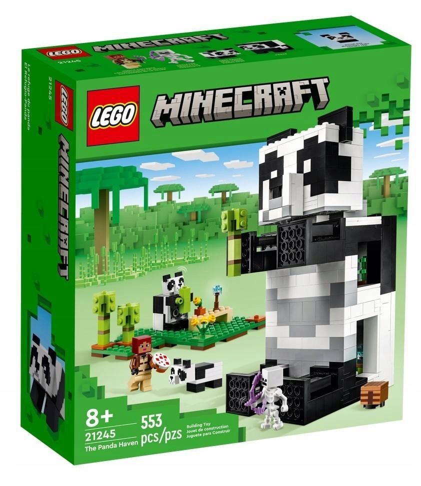 Lego Minecraft 21245 Rezerwat Pandy, Lego