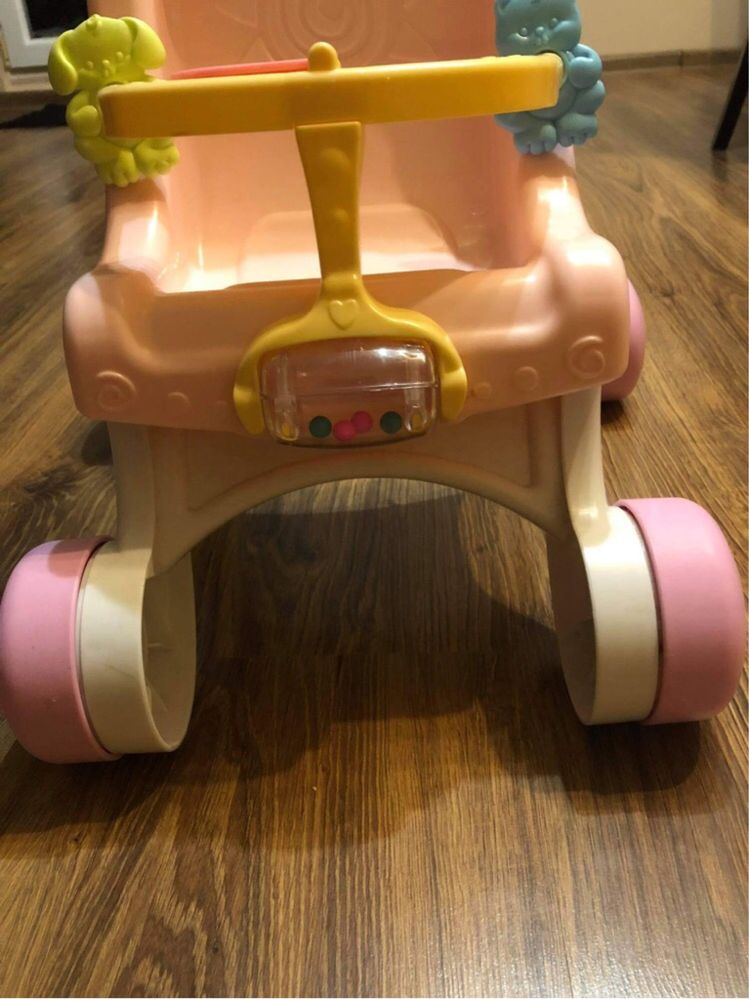 Fisher Price wózek pchacz z pozytywką