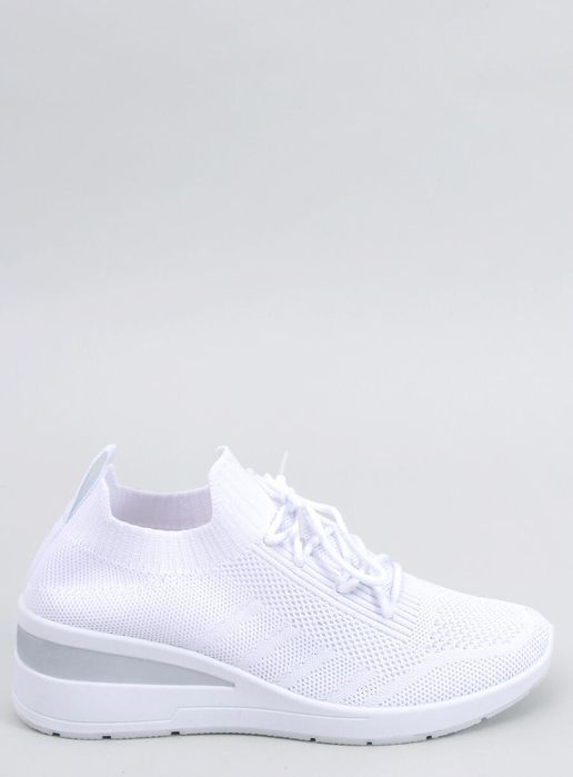 Buty Sportowe Na Ukrytym Koturnie Croft White