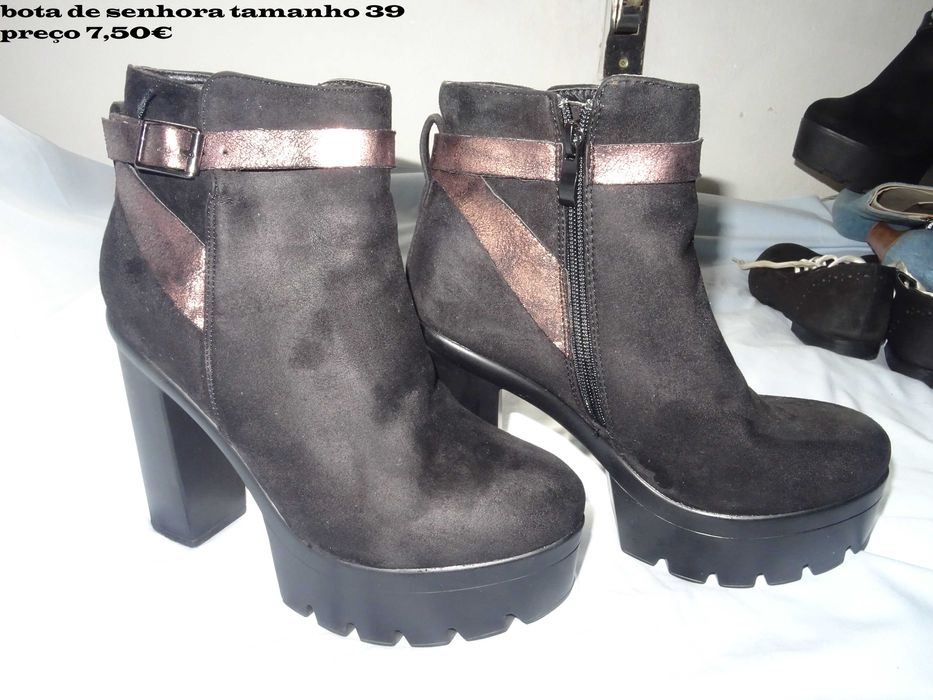 Botas de senhora e sapatos de homem outono/inverno