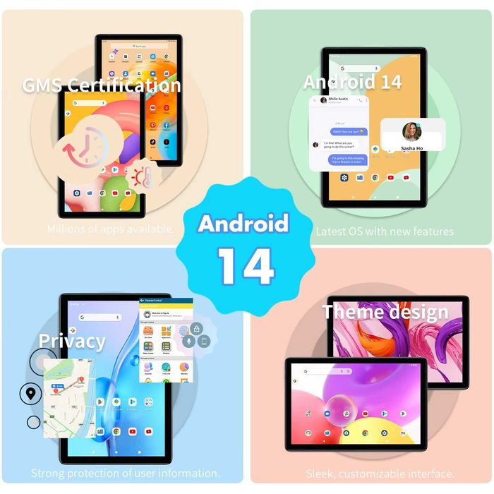 Новий планшет Pritom Tab 11, 10 дюйм, 8GB(4+4 Expand) RAM + 128GB ROM