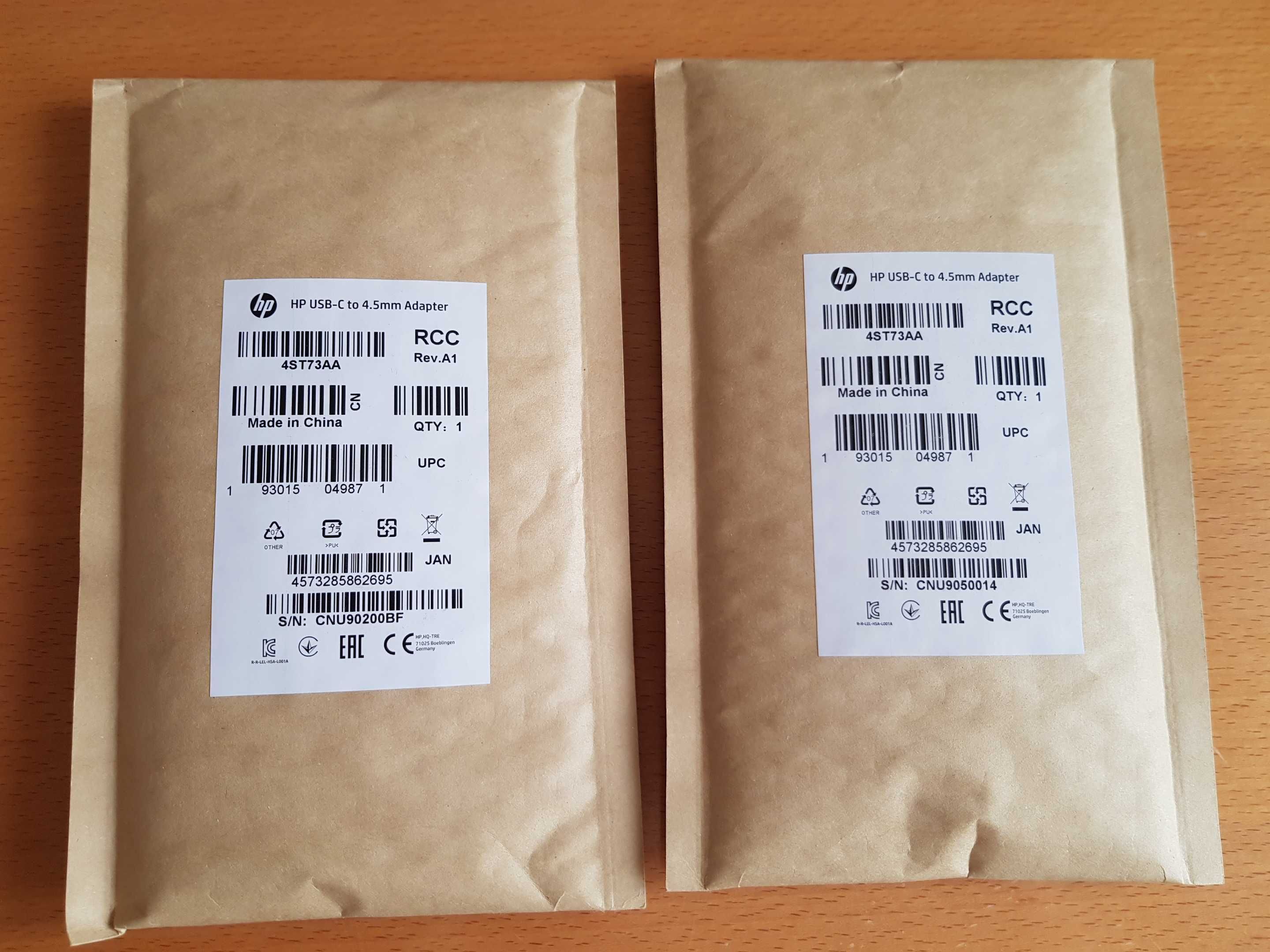 Przejściówka adapter HP USB-C to 4,5 mm 4ST73AA