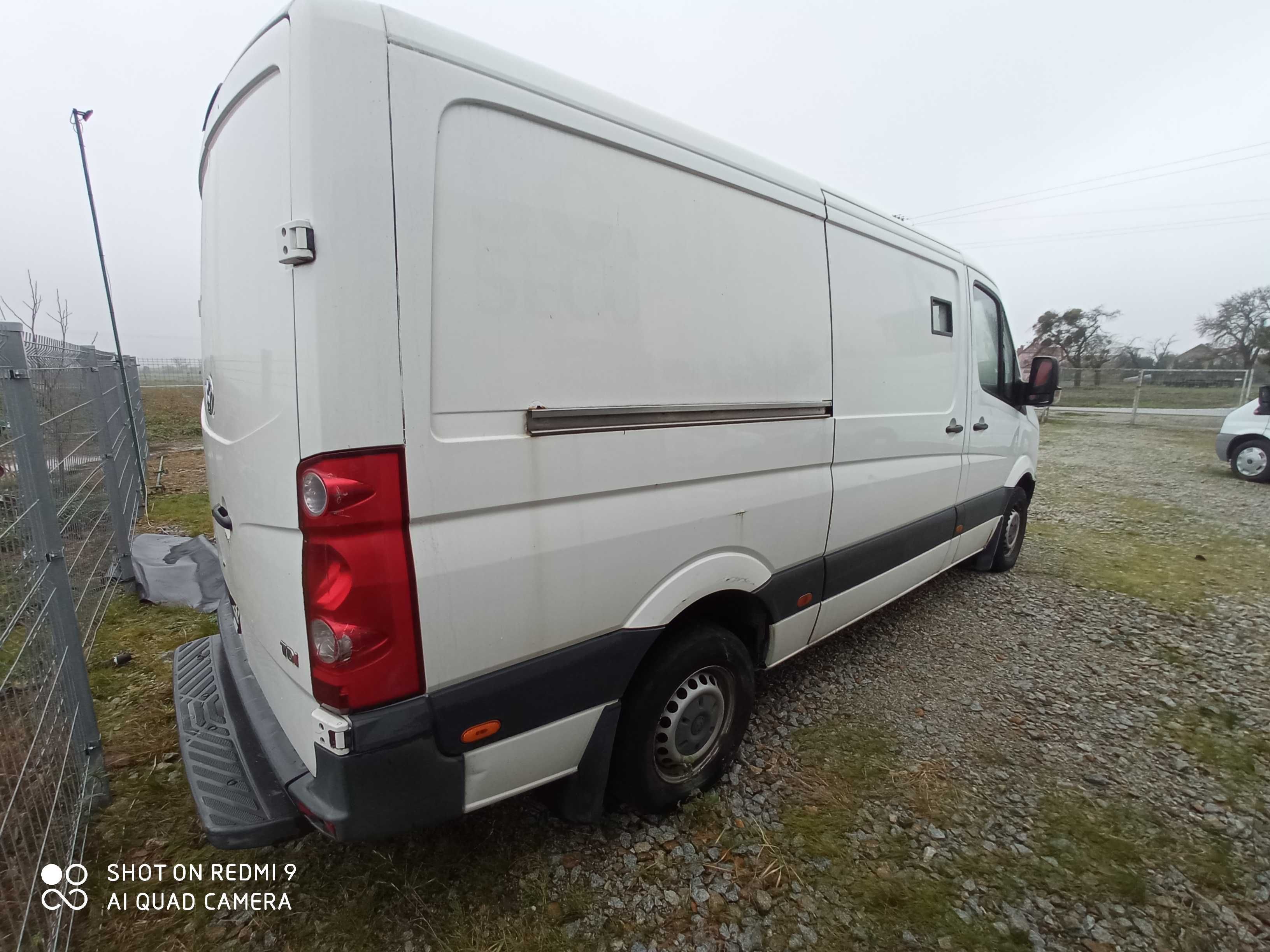 VW Crafter 2015r Uszkodzony