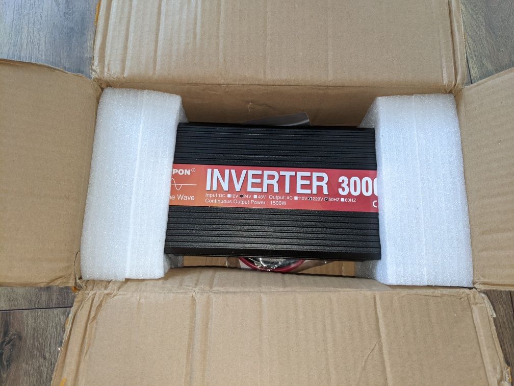 Інвертор RDDSPON чистий сінус 24V 220V 3000W
