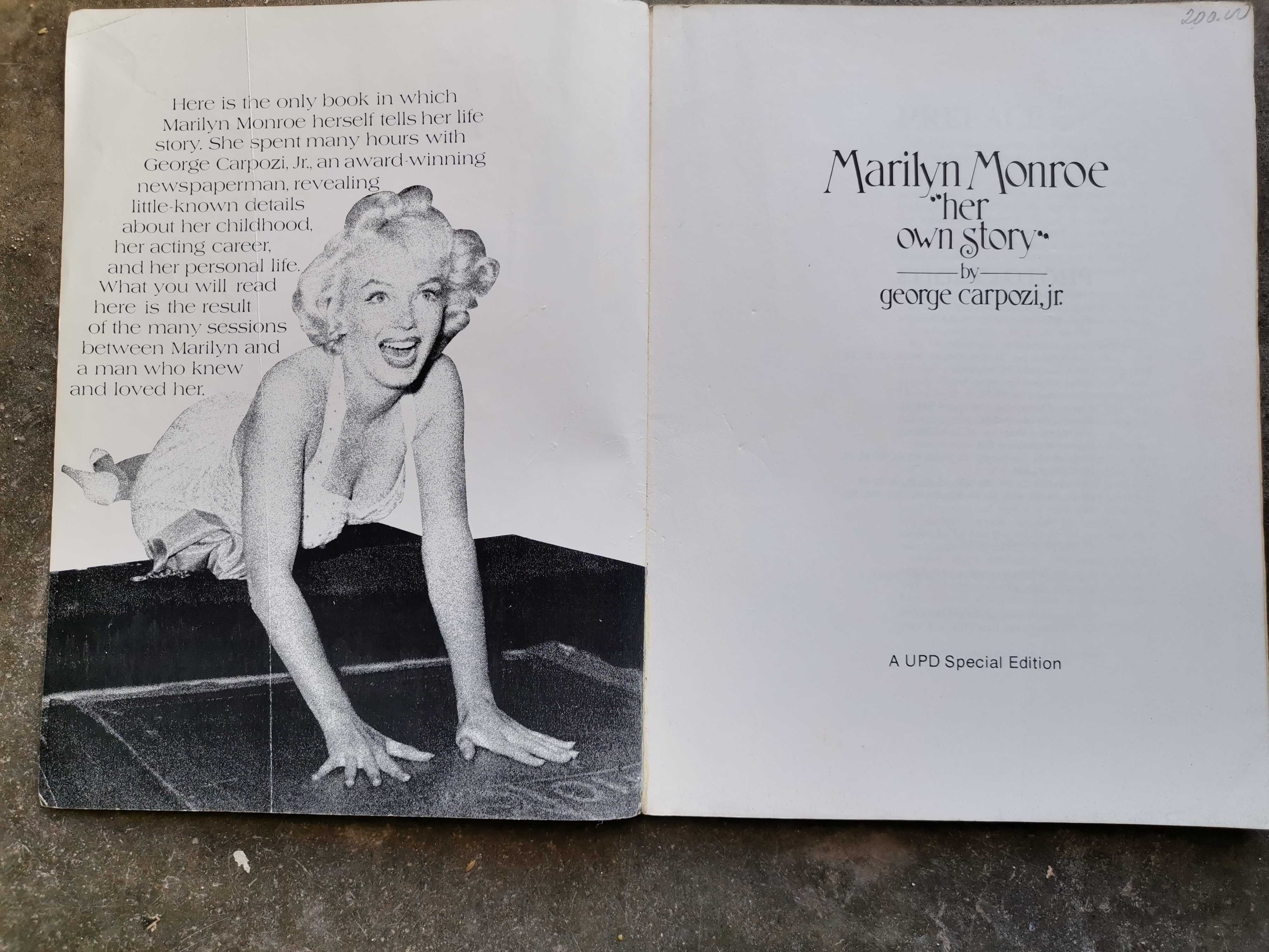 Livro Exclusivo Marilyn Monroe Her own story