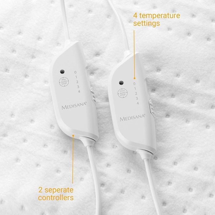 Mata pod materac z 2 pilotami Medisana podgrzewany