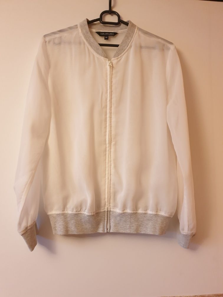 Przezroczysta bluza rozpinana Top Secret r. 34