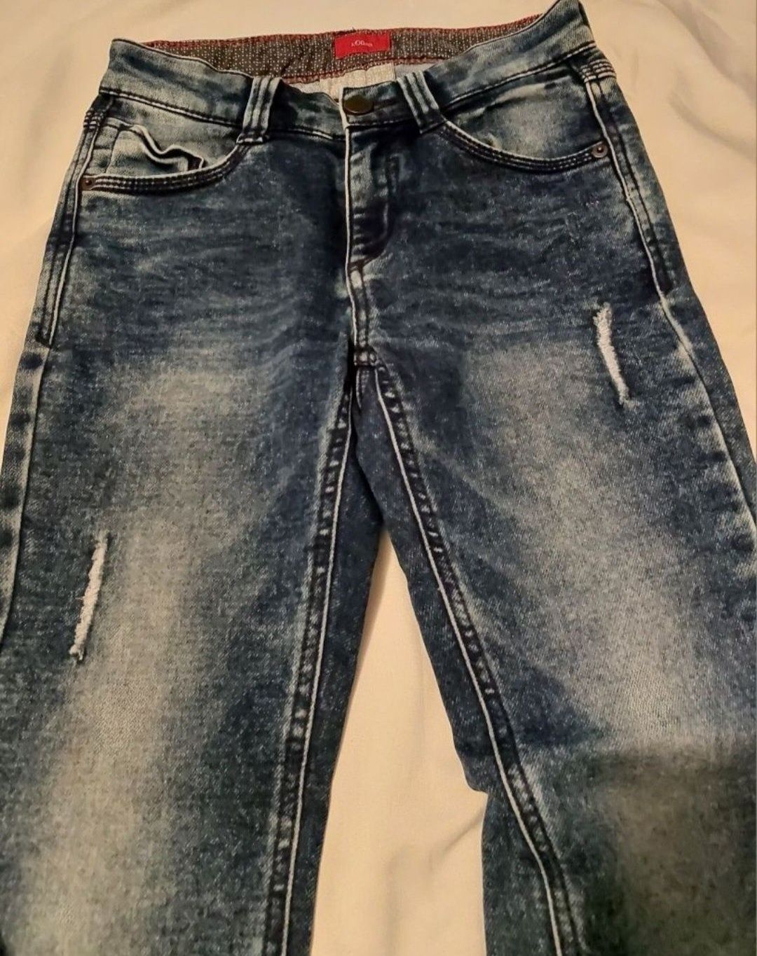 S. Oliver Zalando jeansy spodnie chłopięce slim 146cm bdb+