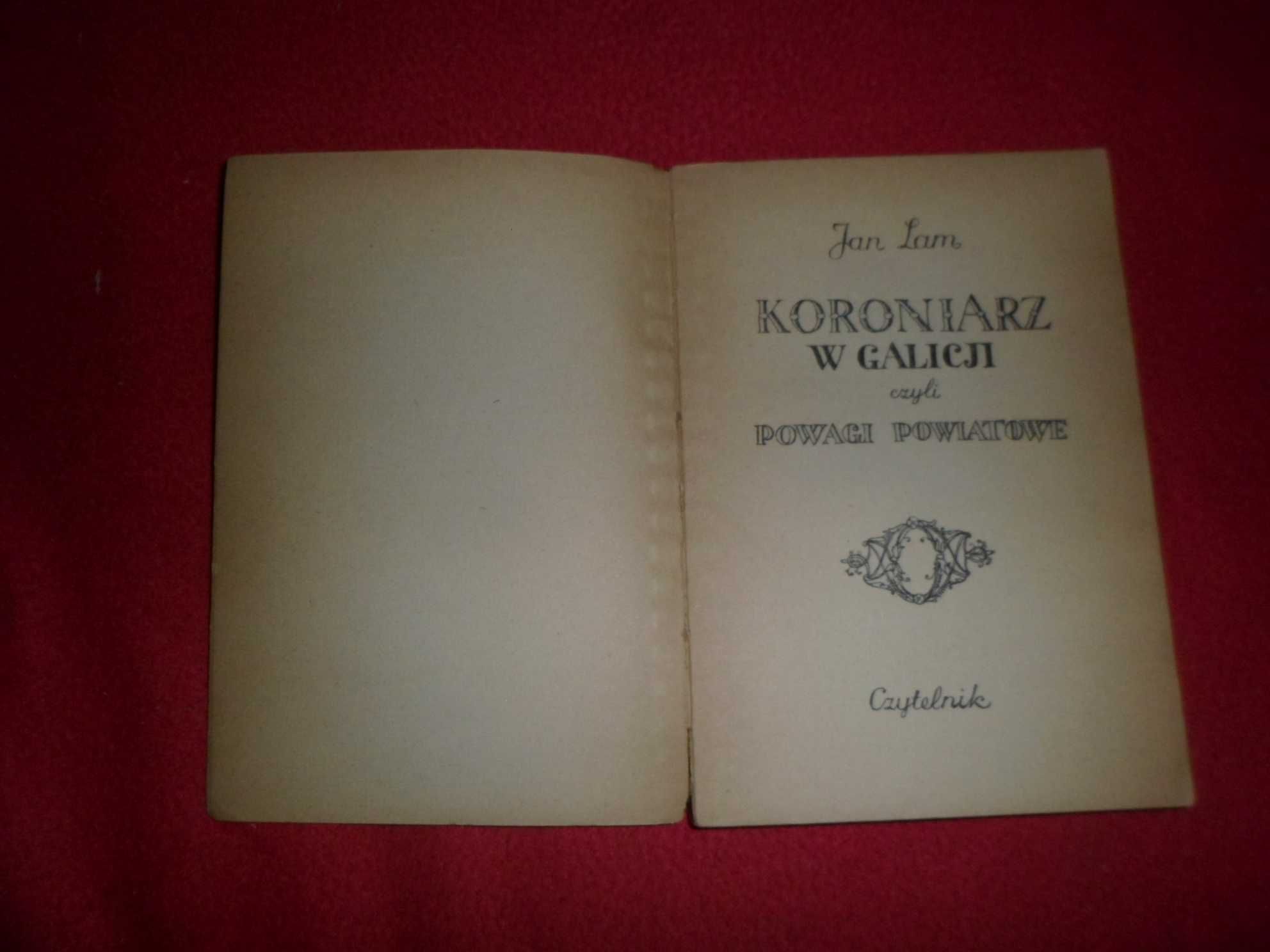 Jan Lam - Koroniarz w Galicji czyli Powagi Powiatowe