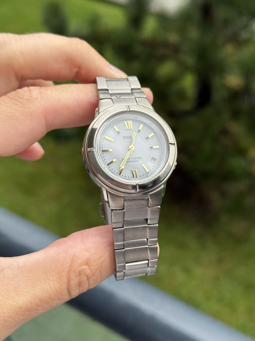 Годинник Casio wave ceptor титан