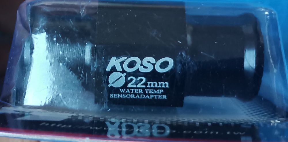 Adaptador de medidor de temperatura de água  de 22mm para motociclo. N