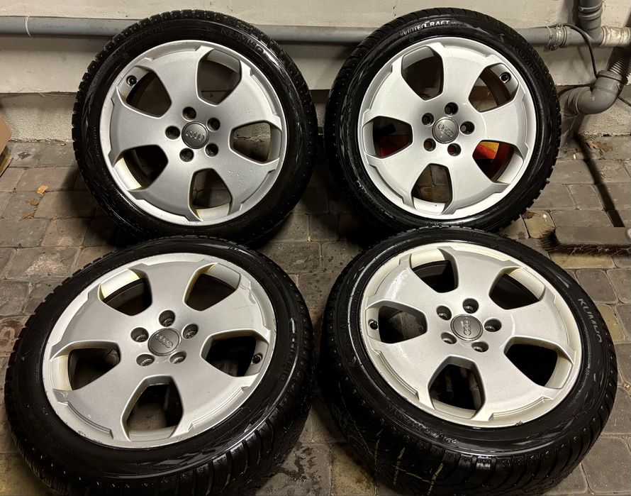 Alufelgi audi 5x112 nowe opony zimowe