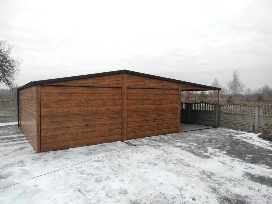 Garaż Blaszany 6x6 6x7 7x7 4x6 Blachodachówka Profil