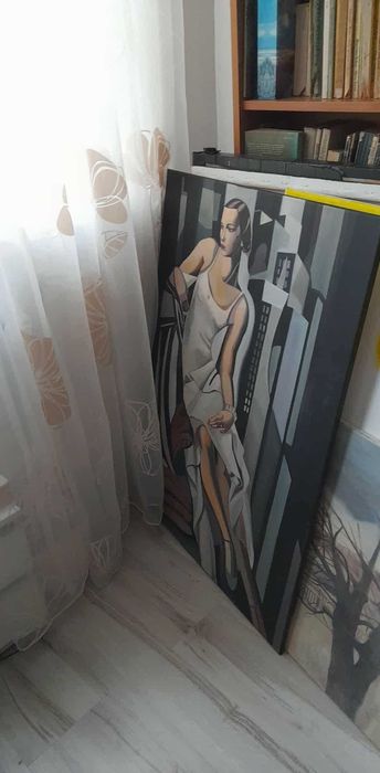 Sprzedam obraz 100 na 70 cm Allan Bott- Tamara Łempicka