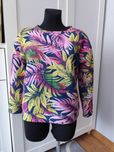 Wielobarwna bluza w liście