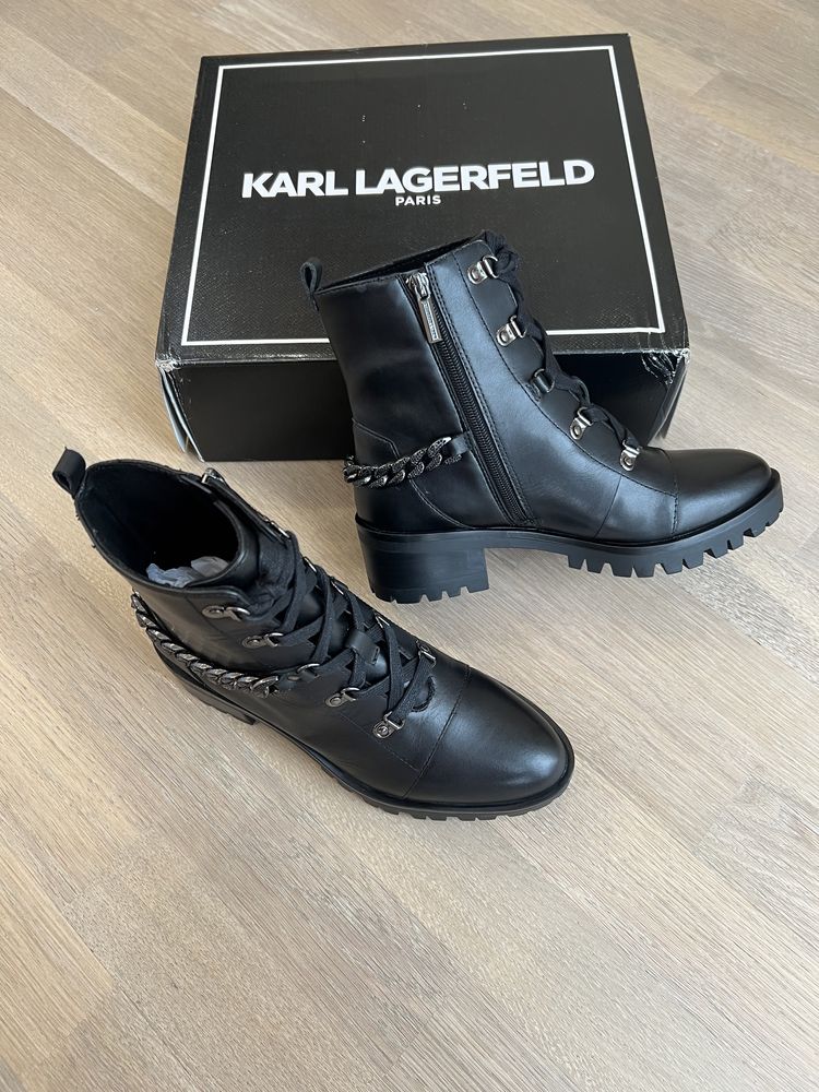 Karl Lagerfeld ботинки сапоги 8,9 карл лагерфельд обувь женская кеды