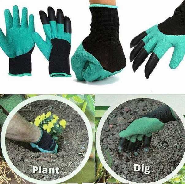 Перчатки садовые когти для сада и огорода