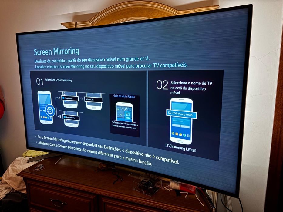 Samsung Smart TV 55” 4K UHD Curva