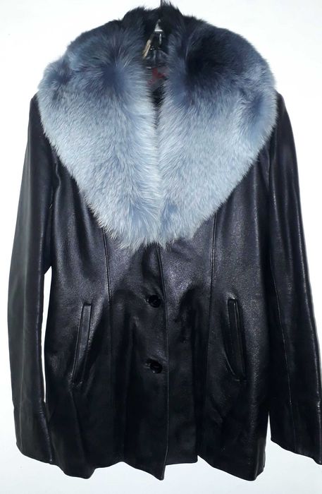 Женская Кожаная Куртка с Мехом XL.и Дубленка