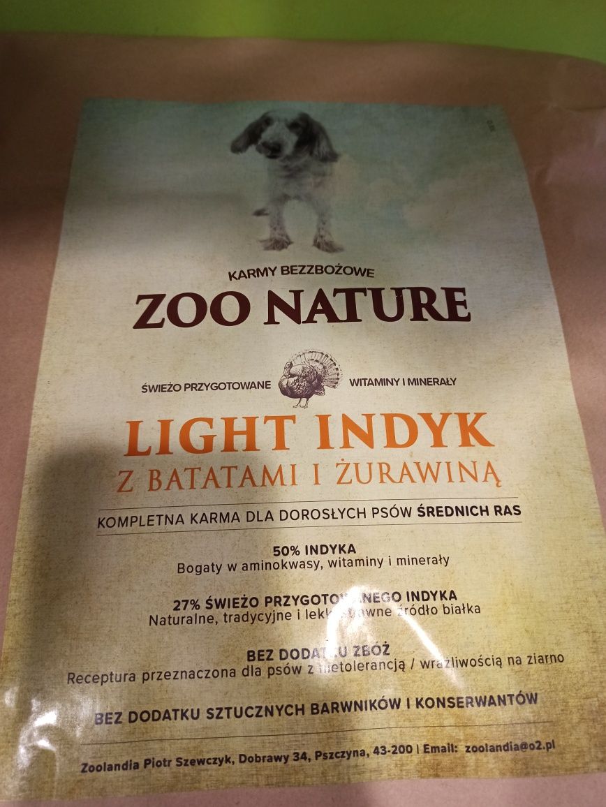 ZOO NATURE Karma sucha dla psa.