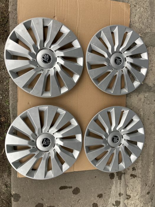 Продам колпаки шкода r15 комплект