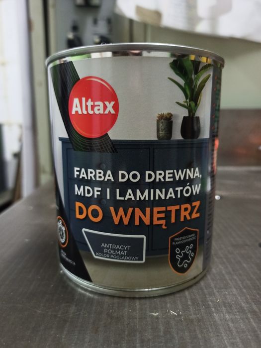 Farba ALTAX do Drewna MDF i LAMINATÓW 12 kolorów cena za 3 puszki