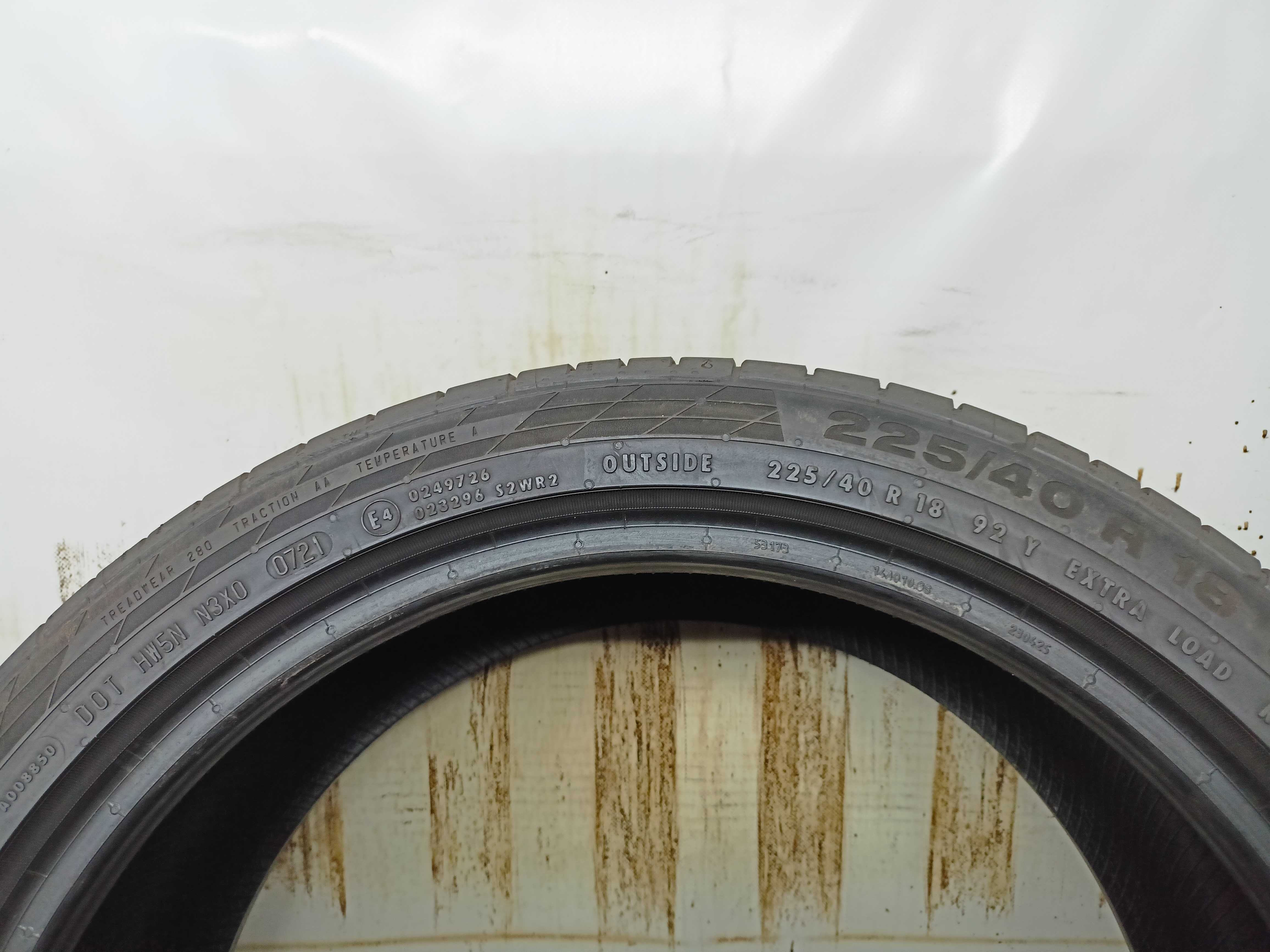 Continental ContiSportContact 5 225/40/18 2021r. 92Y 6,7mm (1343)
