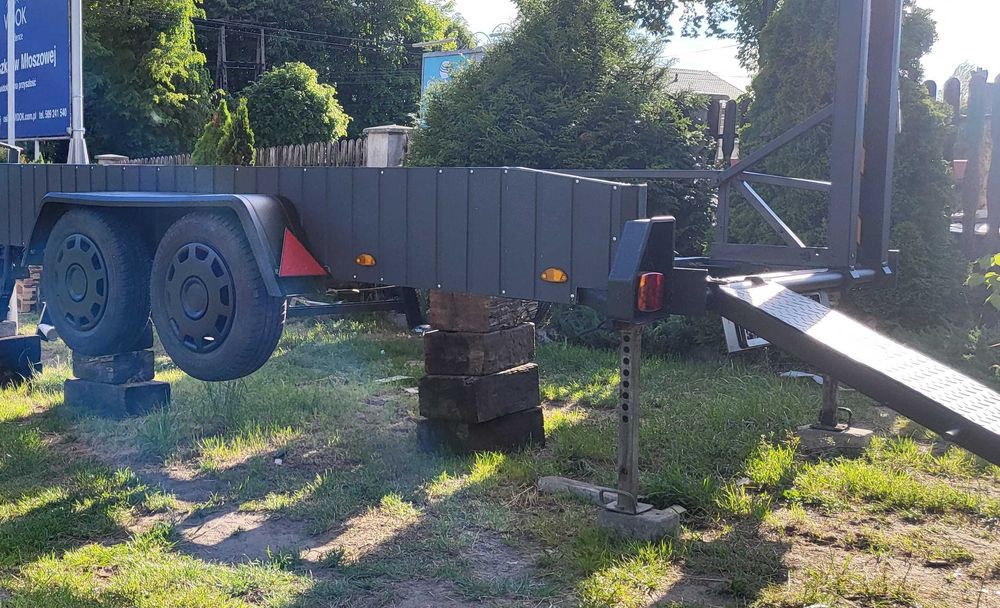 Stalowe najazdy do mini koparki, walec itp. do przyczepki