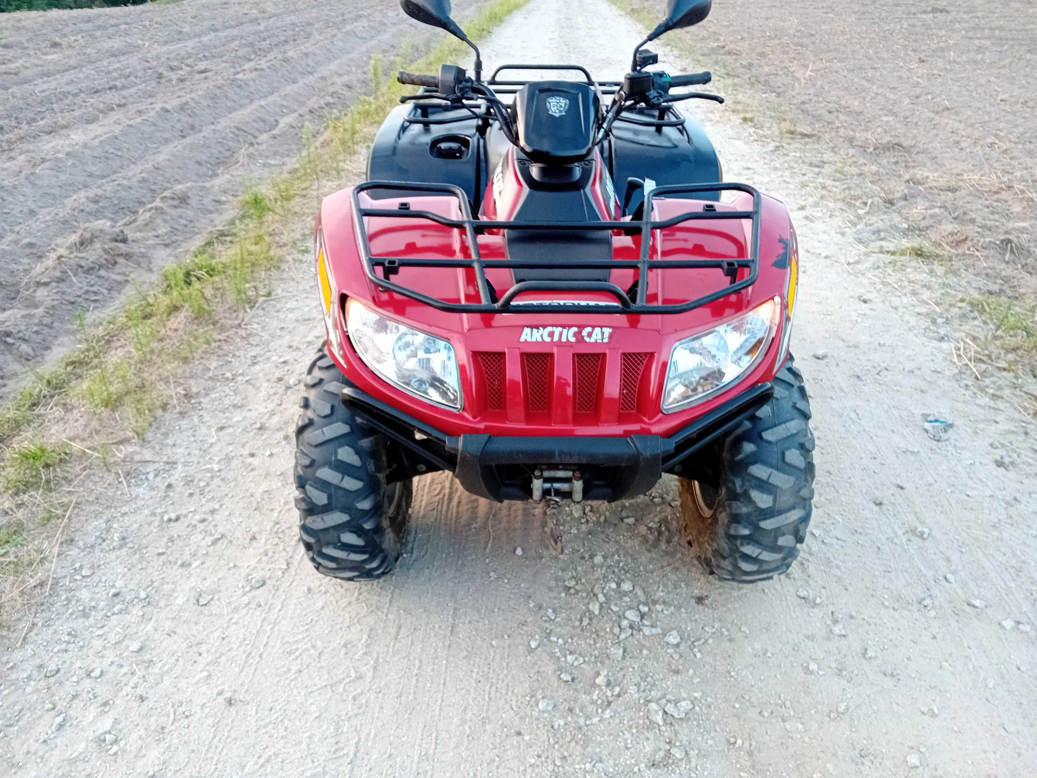 Quad arctic cat 550 homologacja wtrysk wspomaganie kierownicy