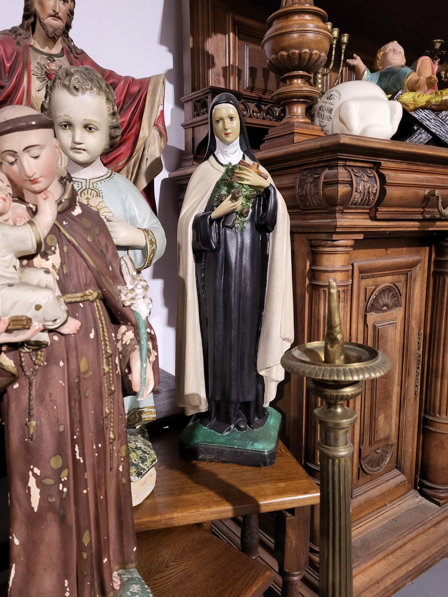 Gipsowa figura Święta Teresa 64 cm