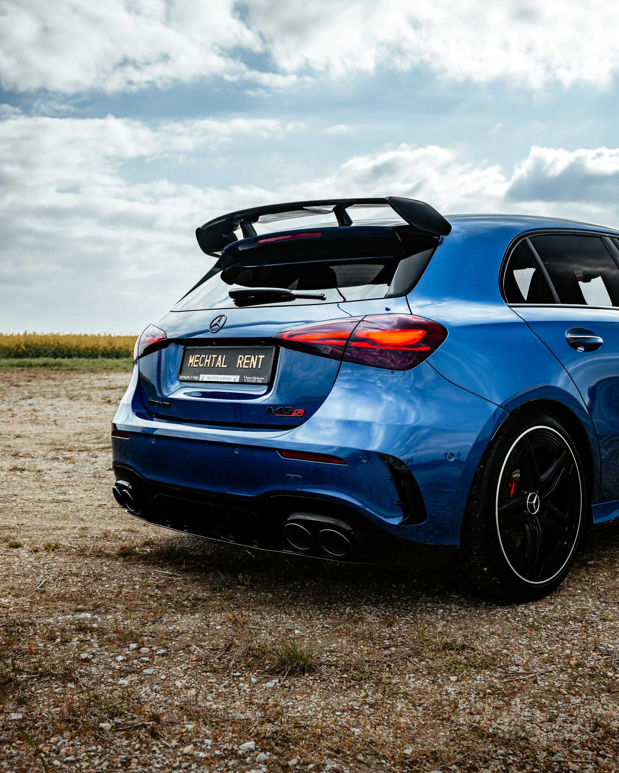 Wynajem nowy Mercedes A45S AMG, BMW M2, GR Yaris, samochody sportowe