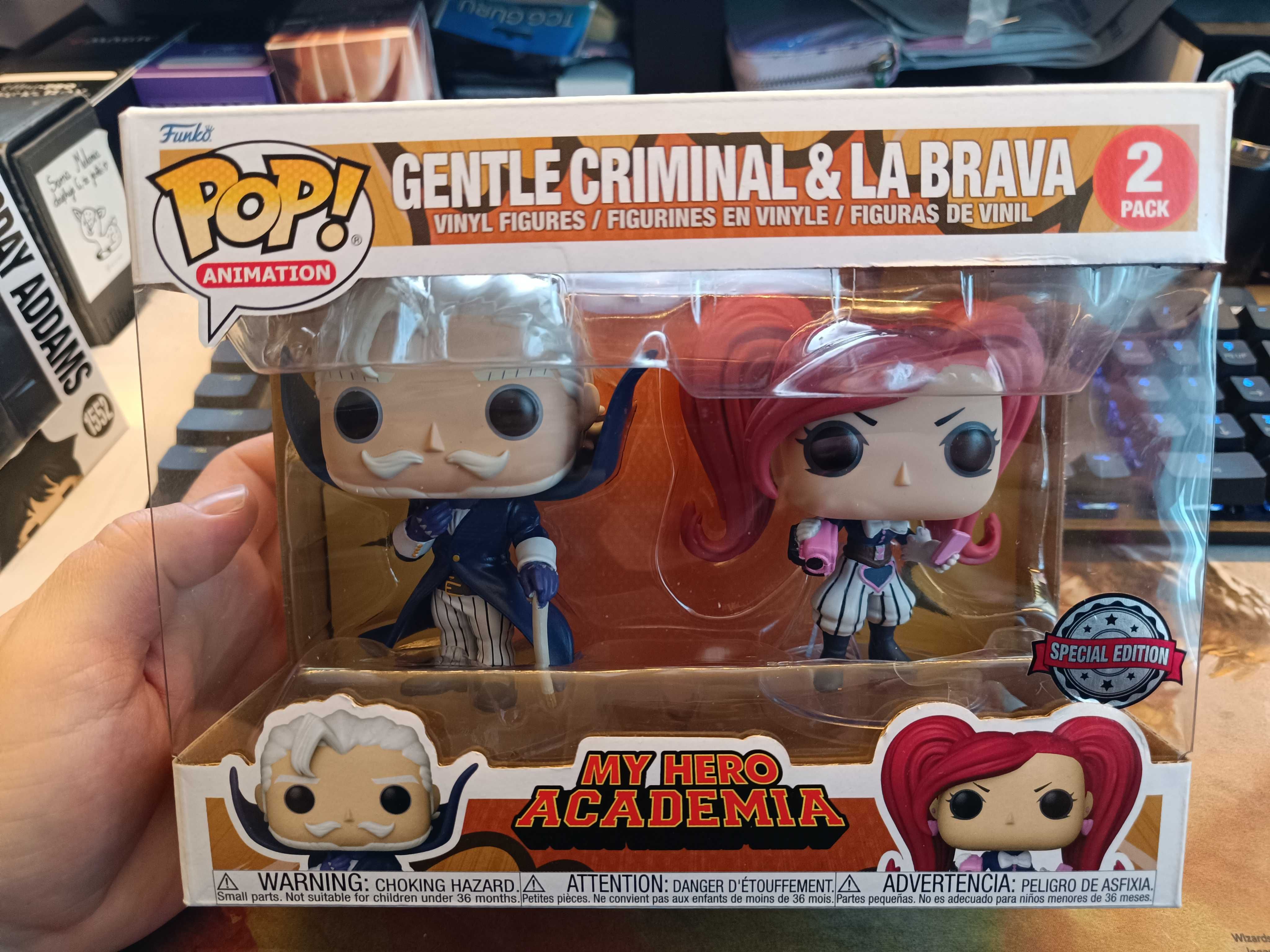Funko Pop MHA My Hero Academia Gentle Criminal & La Brava 2pack