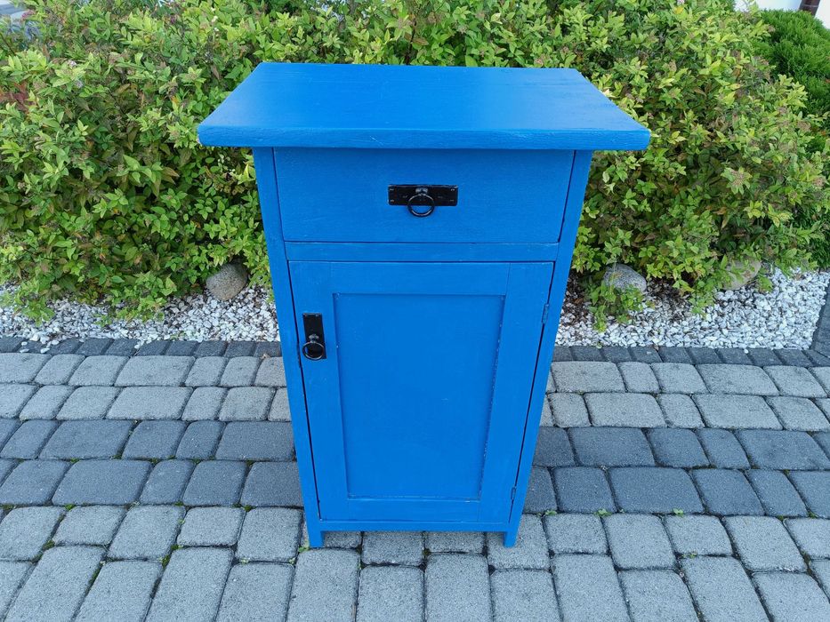 SZAFKA drewniana stara / Nakaslik 50x30 wys 80cm / Szafka nocna antyk