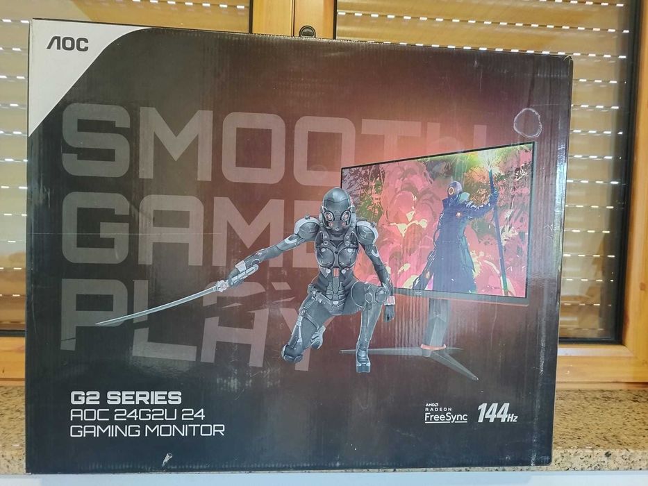 Monitor Gaming AOC 24G2U/BK (24'' 144 Hz - IPS- FreeSync) FullHD 1080p