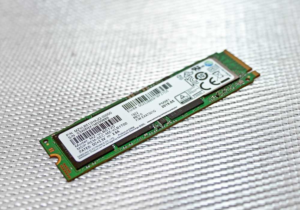 SSD накопитель Samsung 512Gb PCIe 3.0 NVMe M.2 PM981 MZ-VLB5120 НОВЫЙ!